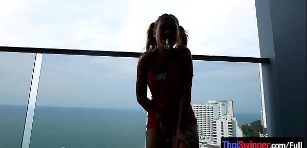  Amateur Thai teen anal fucked by her two week boyfriends big cock